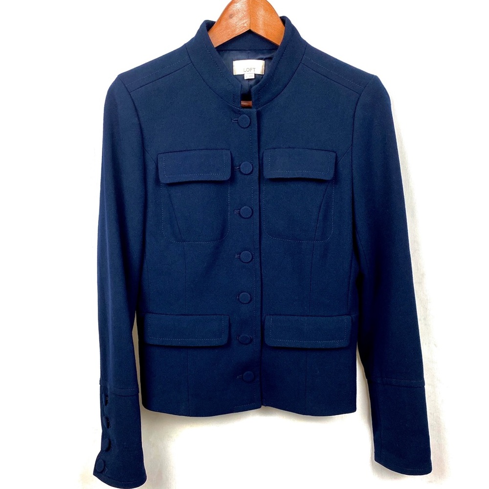New Jacket Navy Military Style Coat
